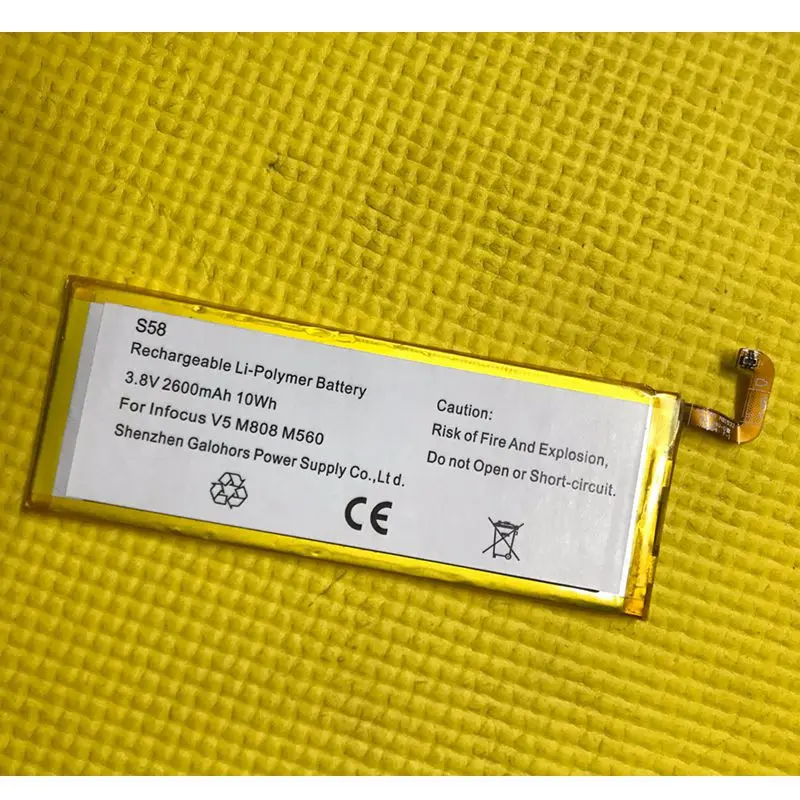 Литий-полимерный аккумулятор 3,8 В для Infocus V5 M808 M560 HE305, высокое качество Литий-полимерный аккумулятор 3,8 В для Infocus V5 M808 M560 HE305, высокое качество