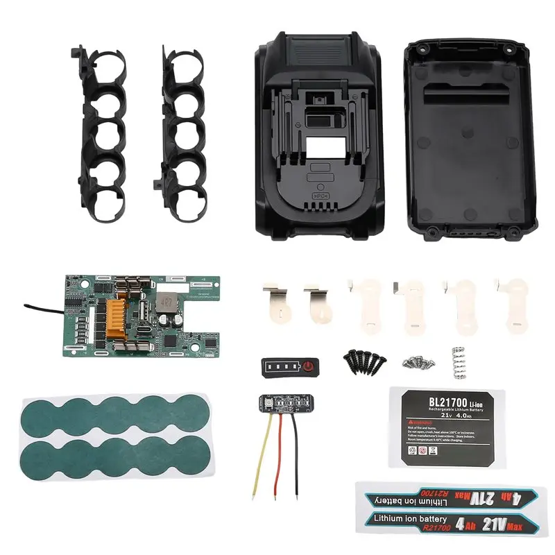 24-Hour Delivery 5X21700 BL1850 Li- Battery Case Kit For 21V