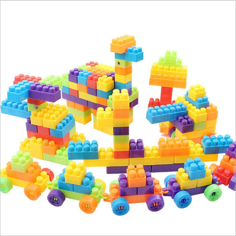 Grands blocs de construction pour parents, jouets pour enfants, insertion et assemblage, compteur de bricolage, chaud