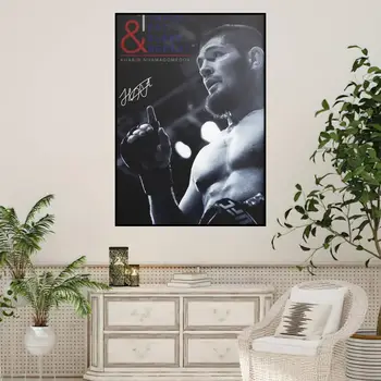 U-UFC K-Khabib מגניב N-Nurmagomedov פוסטר בית קיר ציור בד ציור מודרני בית סלון חדר שינה קישוט קיר אמנות 10 best sales פוסטרים של UFC - №10