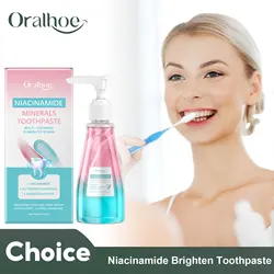 Niacinamide Bleaching Toothpaste Remove Tartar Reduce Tooth Plaque Stains Clean Oral Hygiene Breath Teeth Whitening Toothpaste