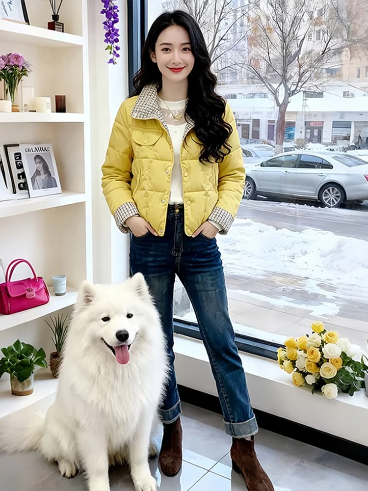 트렌디한 스트리트 스타일 루즈핏 슬림 여성용 코튼 롱 코트 안감 따뜻한 겨울 아우터웨어 패션