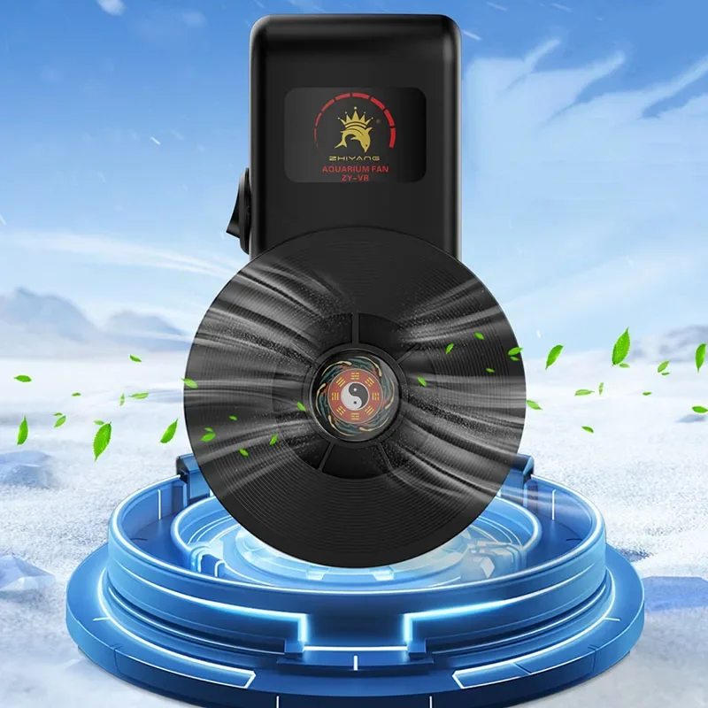 USB 5V Aquarium Fish Tank Cooling Fan System Chiller Control Reduce Water Temperature Fan Set Cooler Aquarium Fans