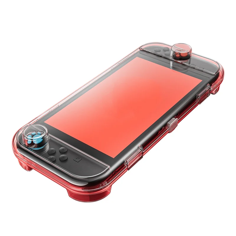 Crystal Shell Protective Case For Switch 2 Game Console Highly Transparent PC Material Game Card Slot Storage Design