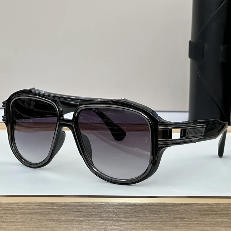 

Двойной мост, очки-пилоты, известный бренд, роскошные дизайнерские женские и мужские солнцезащитные очки Grandmaster Six DTS900 Oculos De Sol Masculino