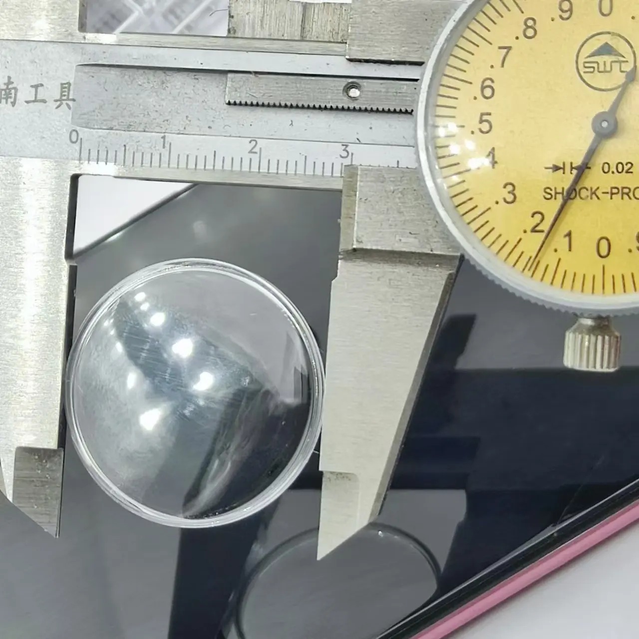 عدسة ساعة عتيقة 46941/46943 مع غطاء لاصق عضوي، غطاء بلاستيكي أكريليك، ملحقات مرآة الساعة 29.17 20.85 #2