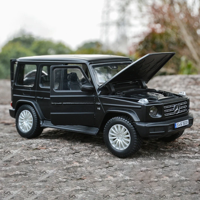 マツダ-Gクラスg500の車モデル,合金車,ミニチュア車,1:24スケール,男の子用モデル