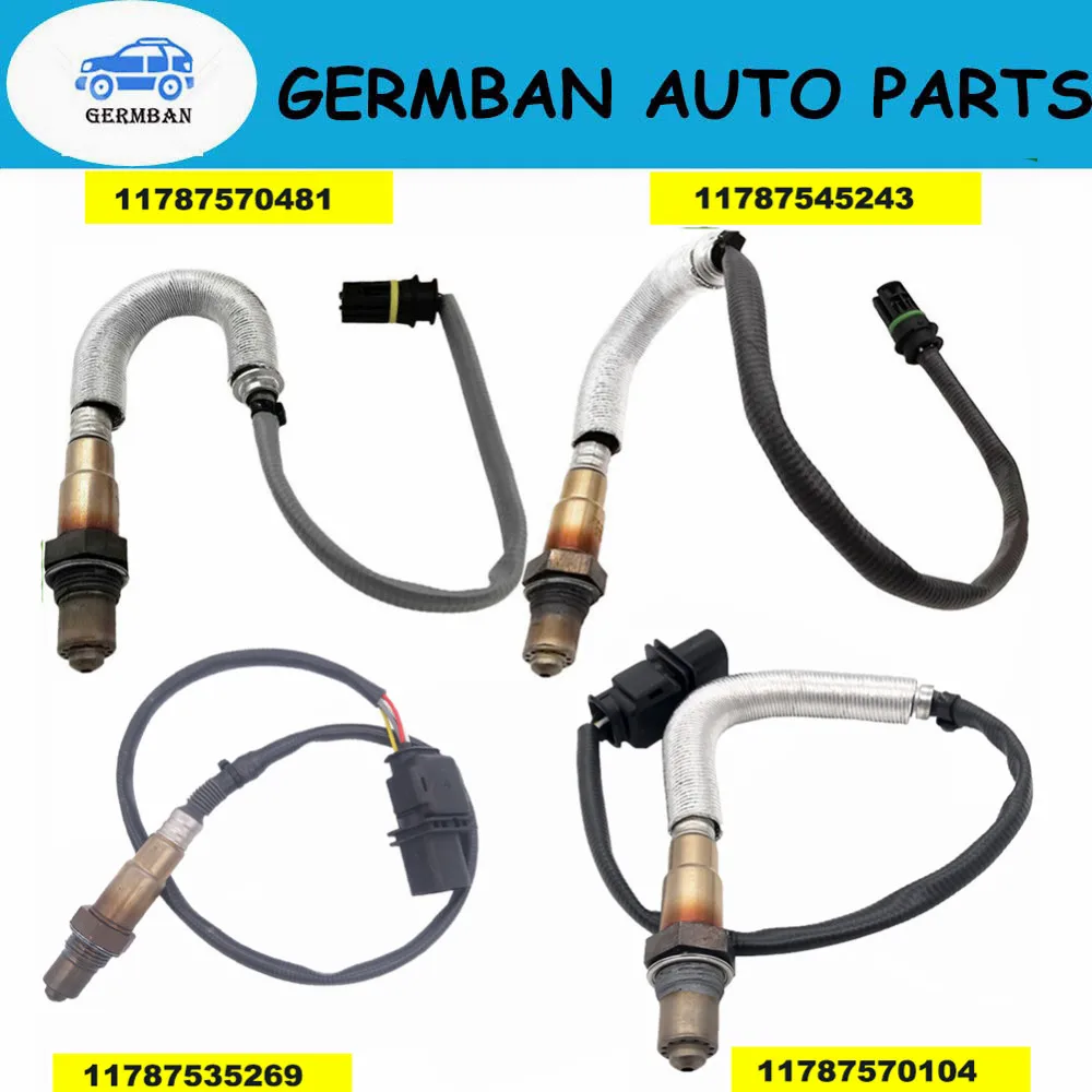 

4pcs 11787535269 11787545243 11787570481 11787570104 Front+Rear Oxygen Sensor for BMW E82 E81 E90 E93 E92 E91 120i 320i X1 E84