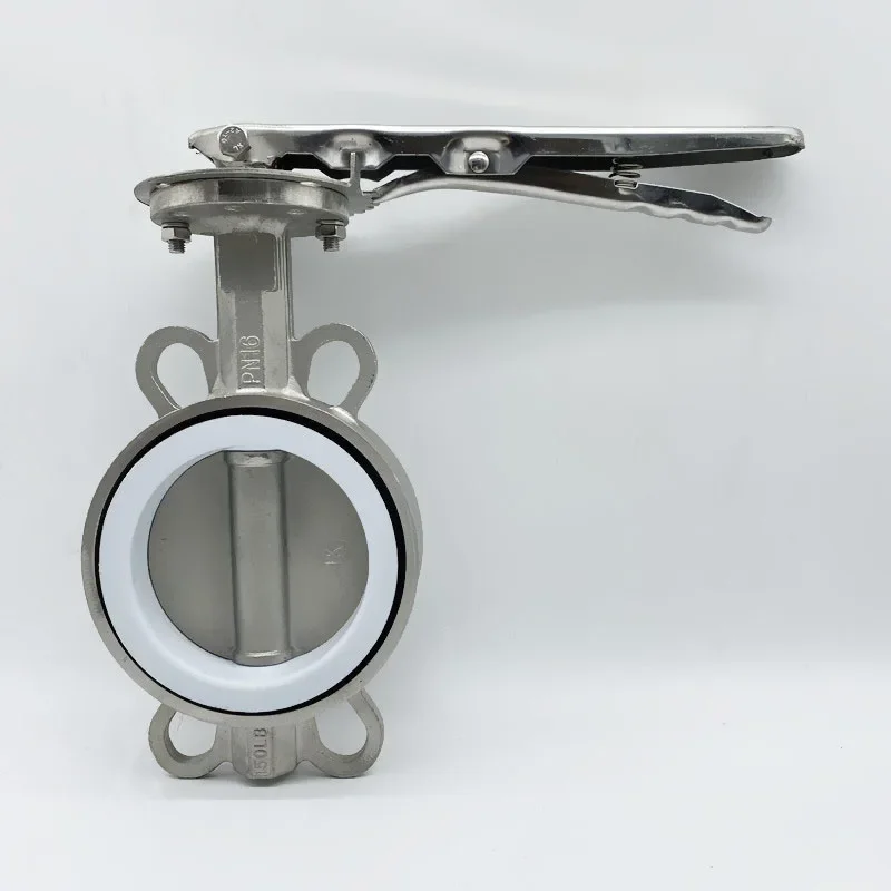 

D71X/F-16P Manual Butterfly Valve Stainless Steel Wafer Handle Butterfly Valve DN100 125