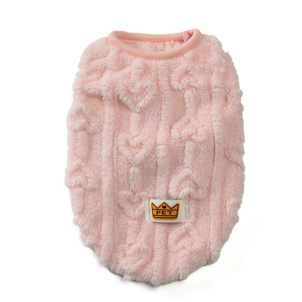 Warm Fleece Jacket For Small Dogs And Cats Soft Winter Coat_voghion.com