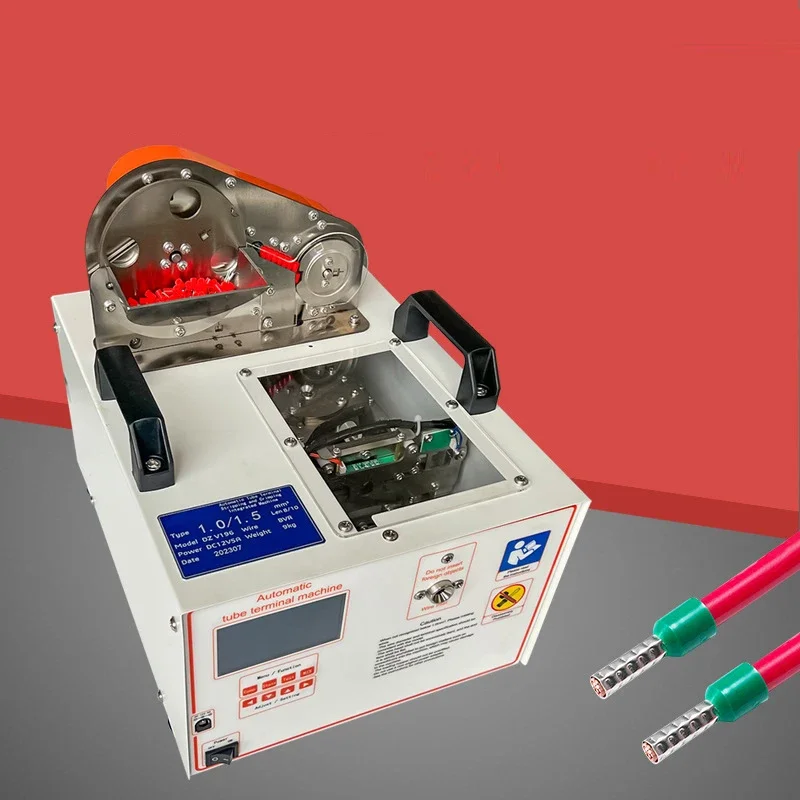 

DZV196 Tube pin terminal machine, tubular insulated terminal crimping machine