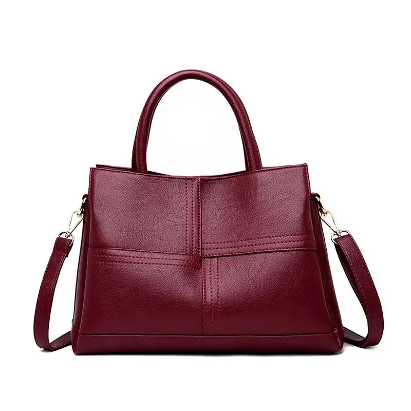 Casual Tote Vintage Ladies Tote Hand Bag Leather Luxury Handbags Women Designer Bags for Women 2023 Sac A Main Femme J9