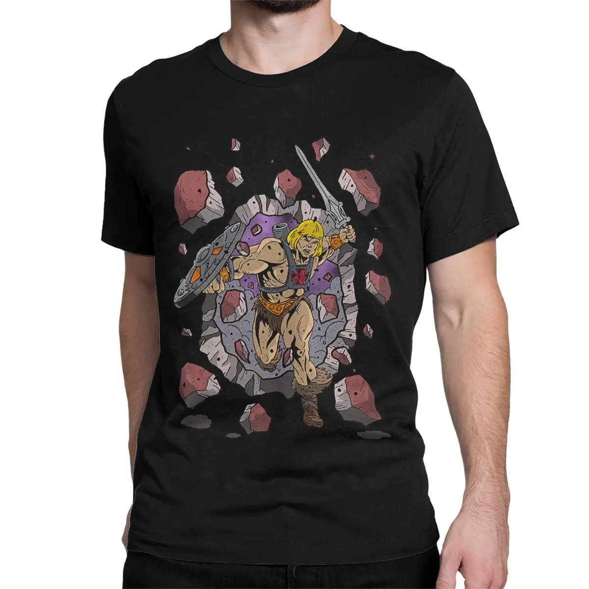 Men Women T-Shirt He-Man And The Masters Of The Universe Anime Cotton Tee Shirt Short Sleeve T Shirt Clothing New Arrival