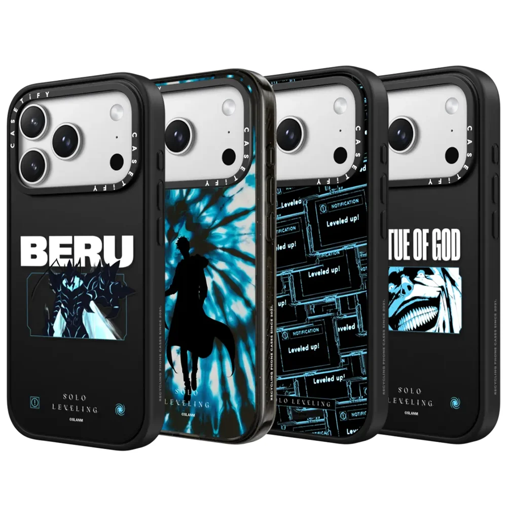 

CASETiFY Solo Leceling Cartoon Series Magnetic Drop-proof Case for iPhone 13 14 15 16 17 Pro Max Air Plus Protect Cover