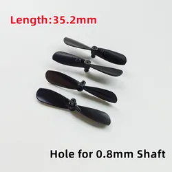 2Pairs 35mm 3.5cm 0.8mm Blade Propeller Prop for 615 Coreless Motor DIY Micro Mini Quadcopter RC Drone Accessories