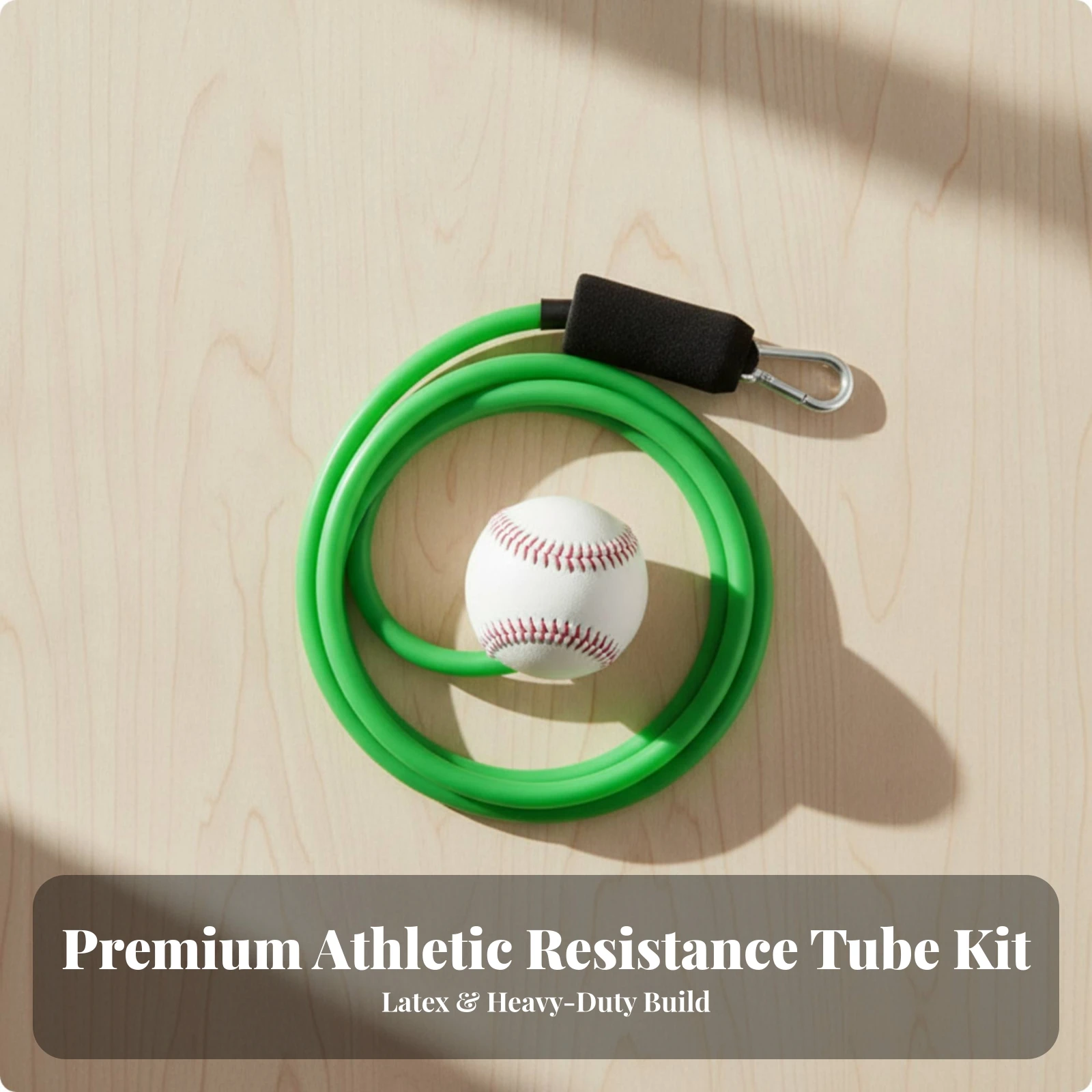 Baseball Training Cord Heavy Duty Resistance Band with Baseball Connector Resistance Exercise Tool Elastic Sporting Goods