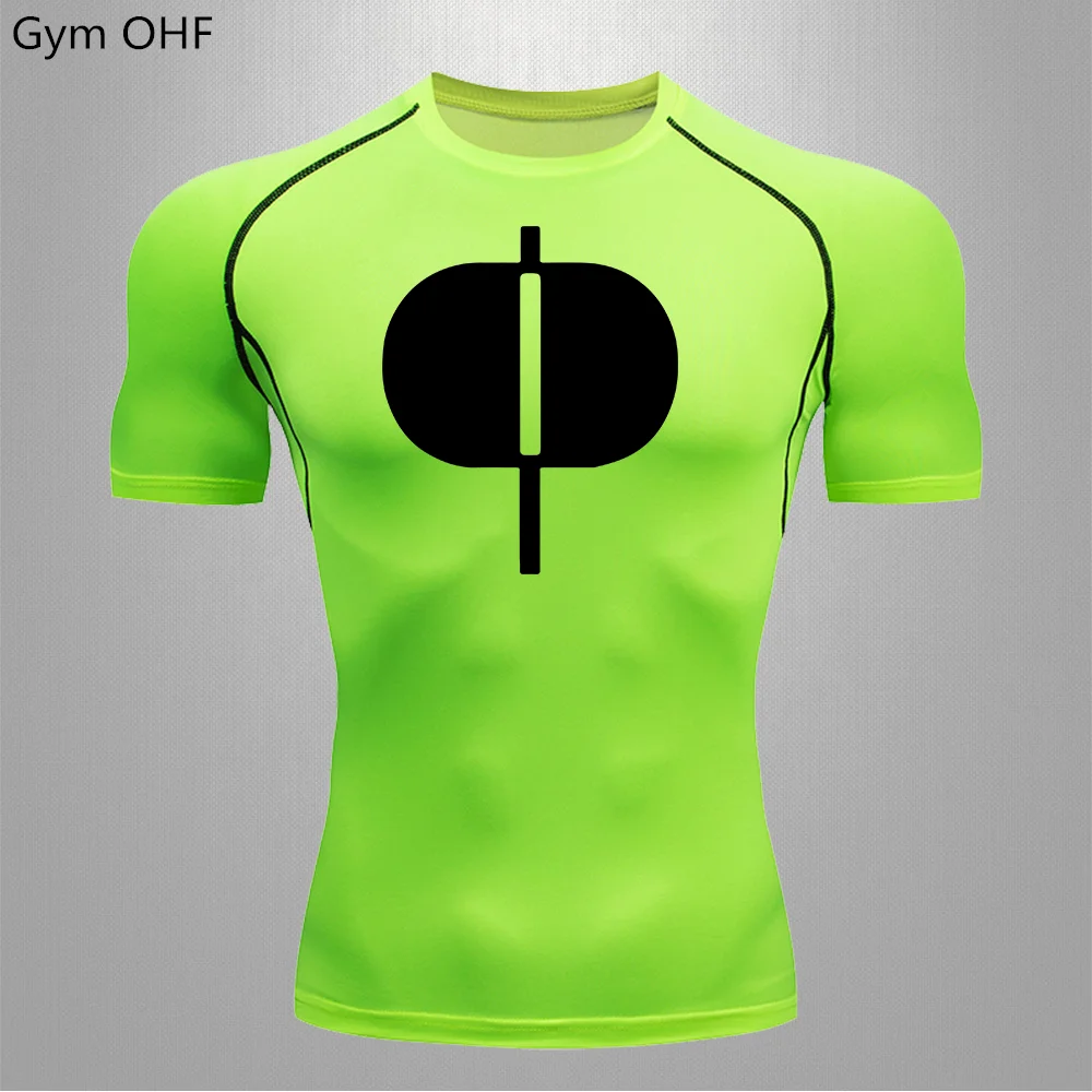 

Gym Fitness Jogging Sports T-shirt Rashguard Boxing Jujitsu Fitness Training Sports Suit Men's Running Sports Top Cycling Suit