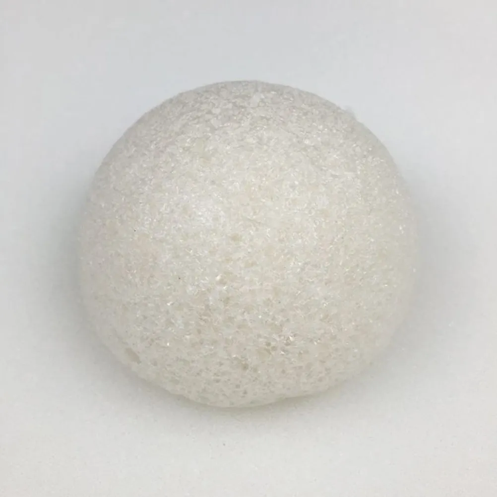 3Pcs Konjac Sponges Natural Round Facial Cleansing for Gentle Daily Exfoliating Remove Makeup Black Green White Wash Face
