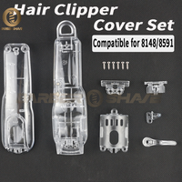 Suitable For Wahl 8148/8591 Electric Hair Clippers Modified Cover Transparent Personality DIY Hairdressing Barber Accessories