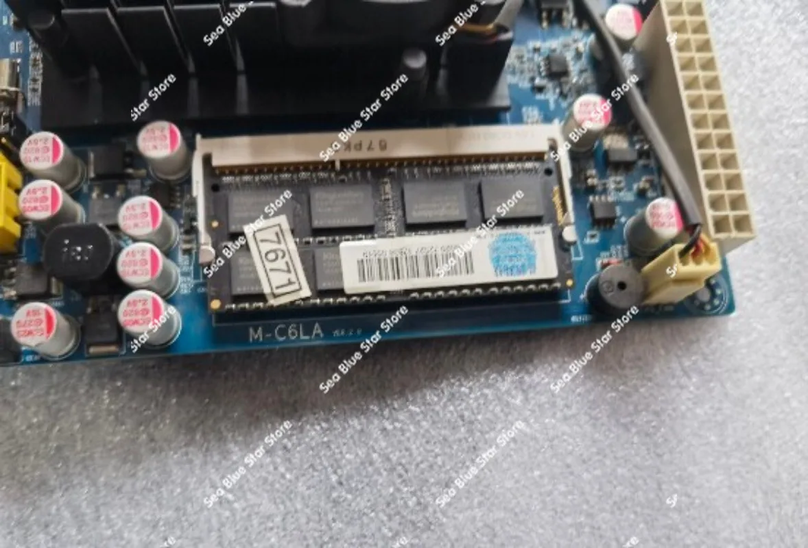 Industrial   Board D525 POS Machine Cash Register M-C6LA 24PIN Power Supply with MSATA PCI Used Disassembly Main Board