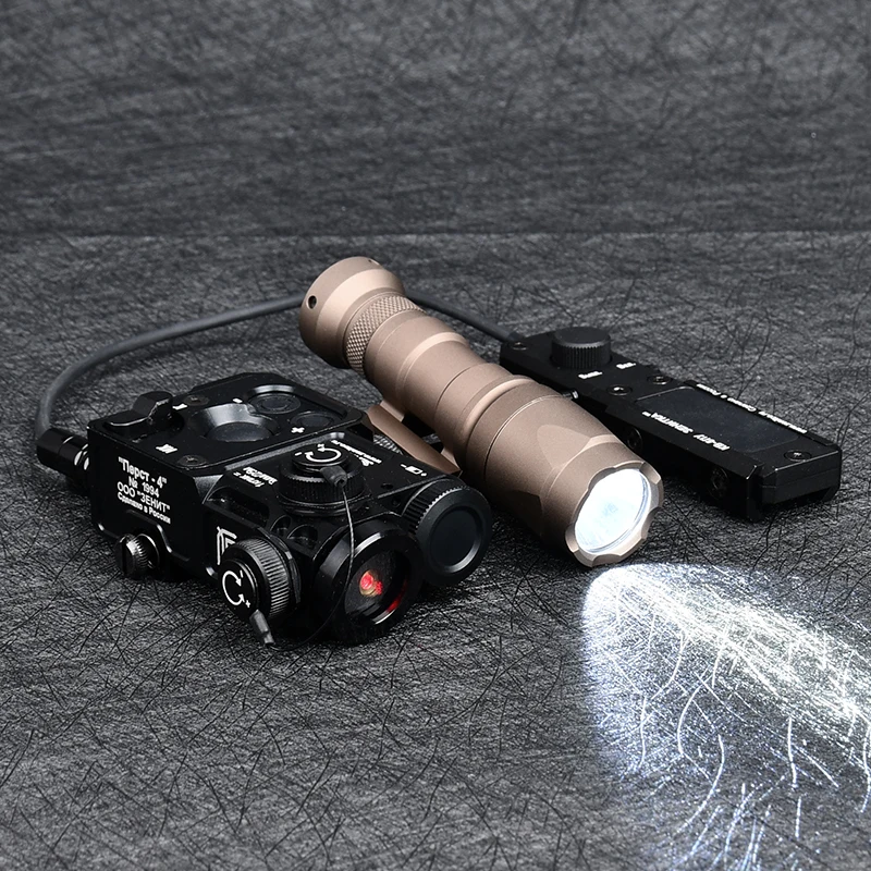 WADSN Tactical Zenitc Perst 4 Red Green Dot IR Laser Strobe Weapon Scout Light M300 M300A Flashlight Hunting P4 Pressure Switch