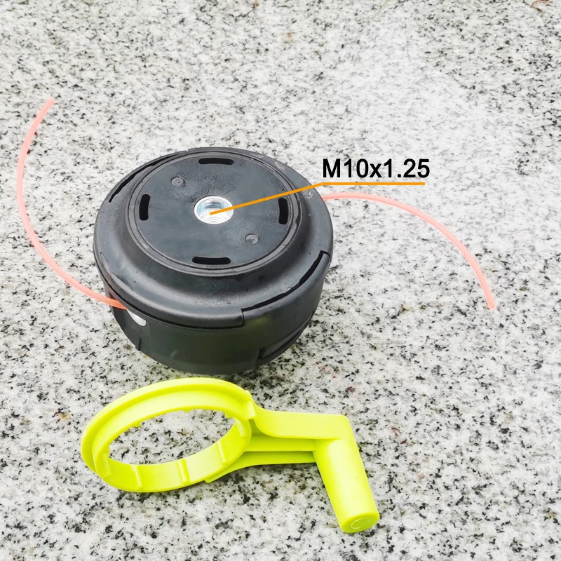 قطعة واحدة من ماكينة تشذيب المقبض مع زنبرك واحد ومقبض واحد M10*1.25 لا حاجة لفتح الغطاء والخط العلوي، مادة مقاومة لدرجات الحرارة العالية، مخرج ضغط الضوء، أداة تشذيب العشب المثالية