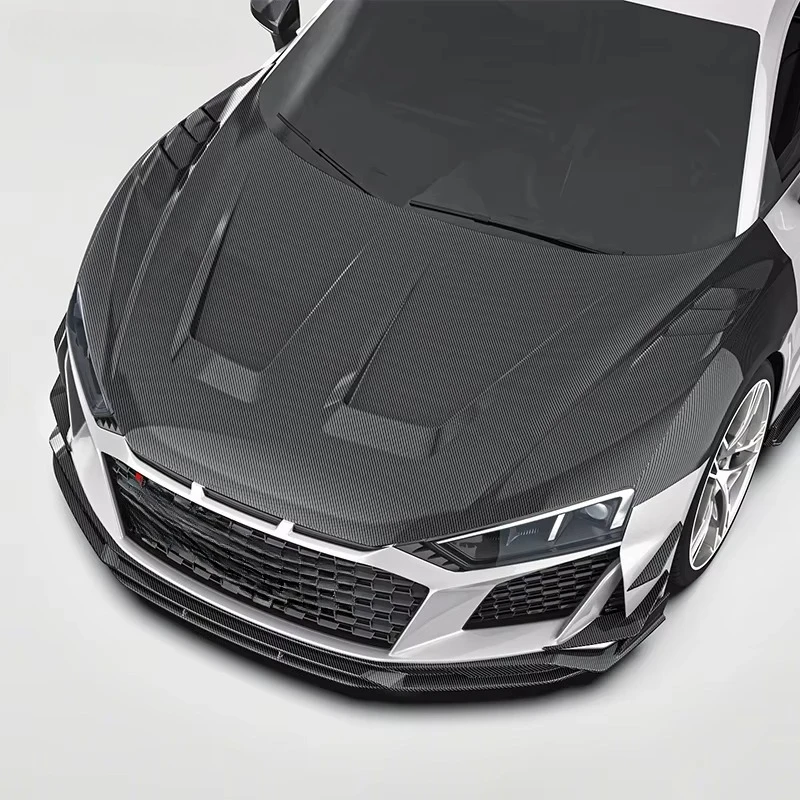 Paktechz Prepreg غطاء محرك من ألياف الكربون الجافة لـ R8 2016 - 2023 #1