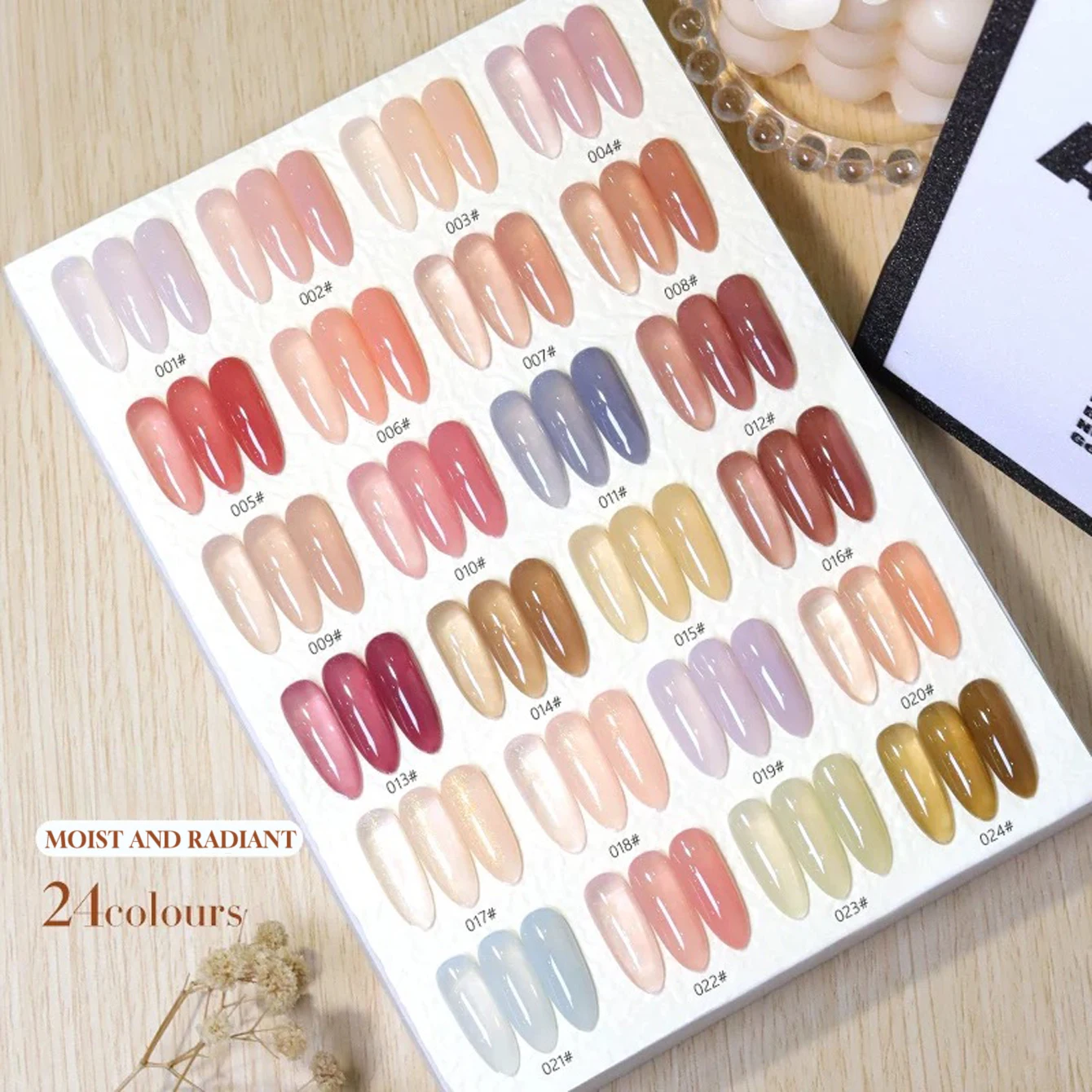 

MIANEL 12ML 1PCS 2026 New Arrival | No-Makeup Fresh Skin Gel Polish | 24 Trendy Skin-Whitening Ice Translucent Nude Shades Set
