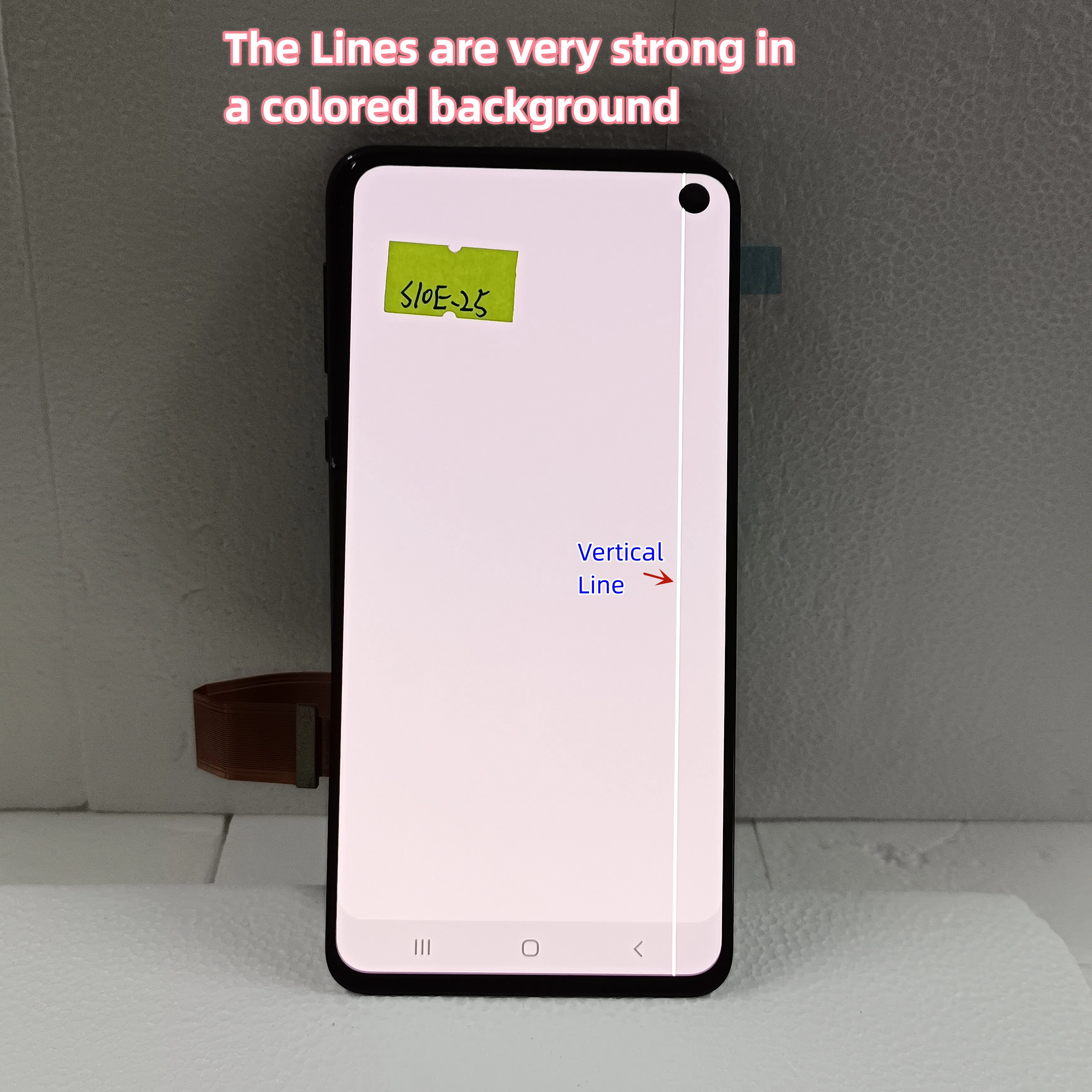 100% Super AMOLED LCD For Samsung Galaxy S10E Display SM-G970F/DS G970F LCD Touch Screen Assembly Display With Dots Lines