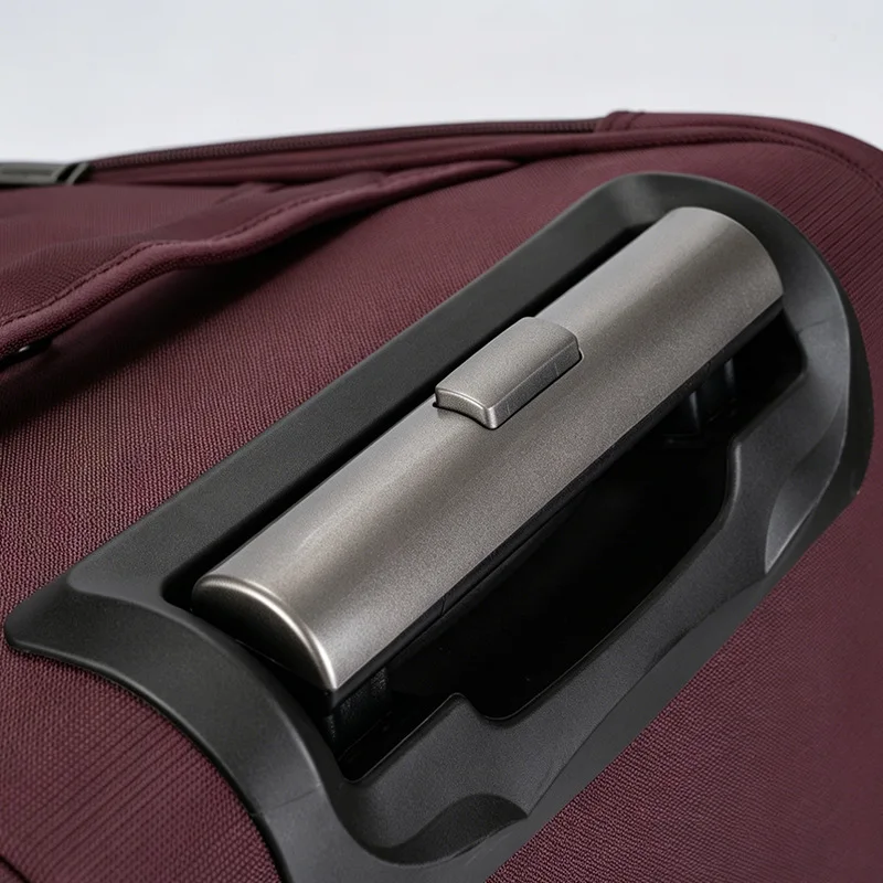 Large Capacity Simple Men Rolling Travel Bag with Wheels Waterproof Carry On Luggage for Short Long Business Trip Coffee Brown