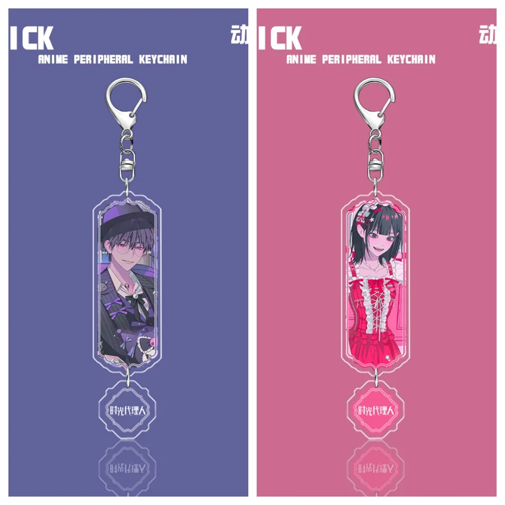 

6CM NEW Anime LINK CLICK Acrylic Keychain Model Cosplay Charm Characters Ornament Accessories Goods Christmas Gifts