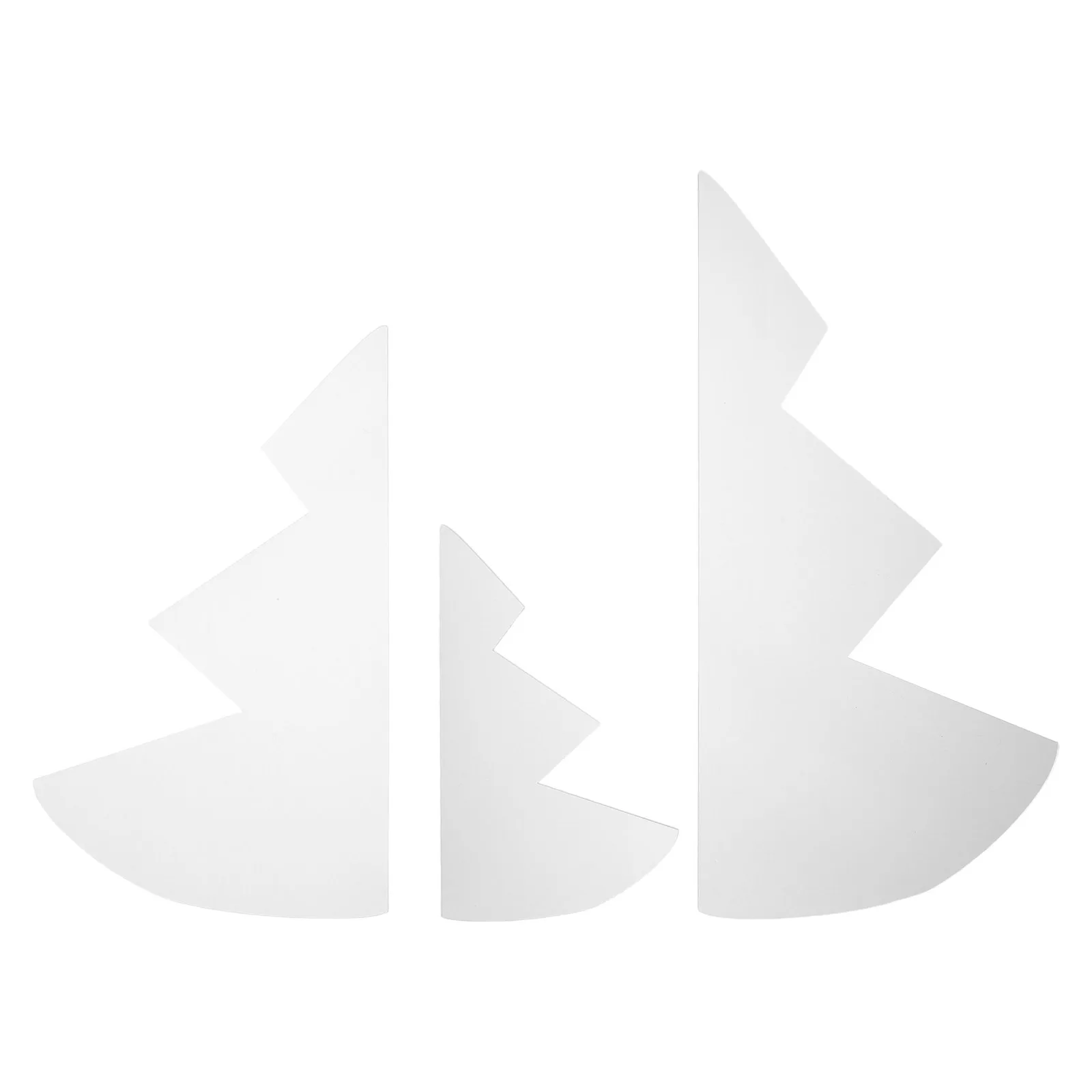 

3Pcs Unique Design Christmas Tree Quilting Stencils Holiday Decor Patchwork Templates Crafting Kit