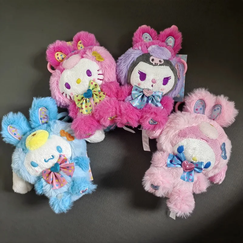 

Новый аниме мультфильм Sanrio Hello Kitty Cinnamoroll My Melody плюшевая игрушка-подвеска модная новая плюшевая игрушка аксессуары подарок для друзей