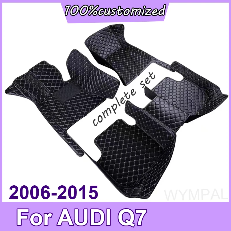 Car floor mats for AUDI Q7(Five seats) 2006 2007 2008 2009 2010 2011 2012 2013 2014 2015 Custom foot Pads automobile