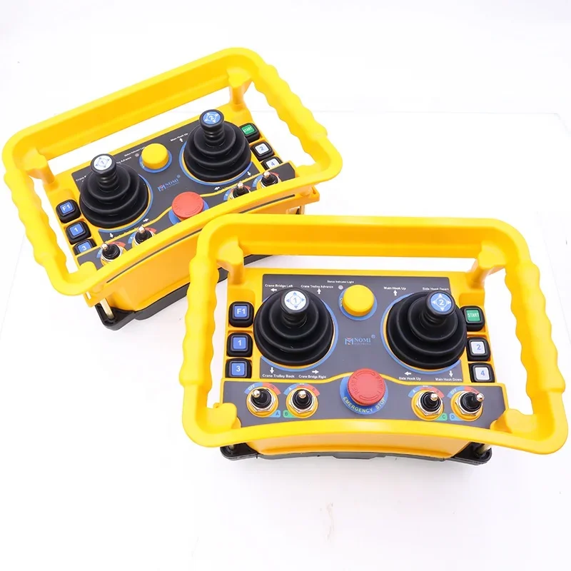 

ECD-Q5000A Free accessories anti-shock hydraulic proportional industrial wireless remote control joystick for tower crane