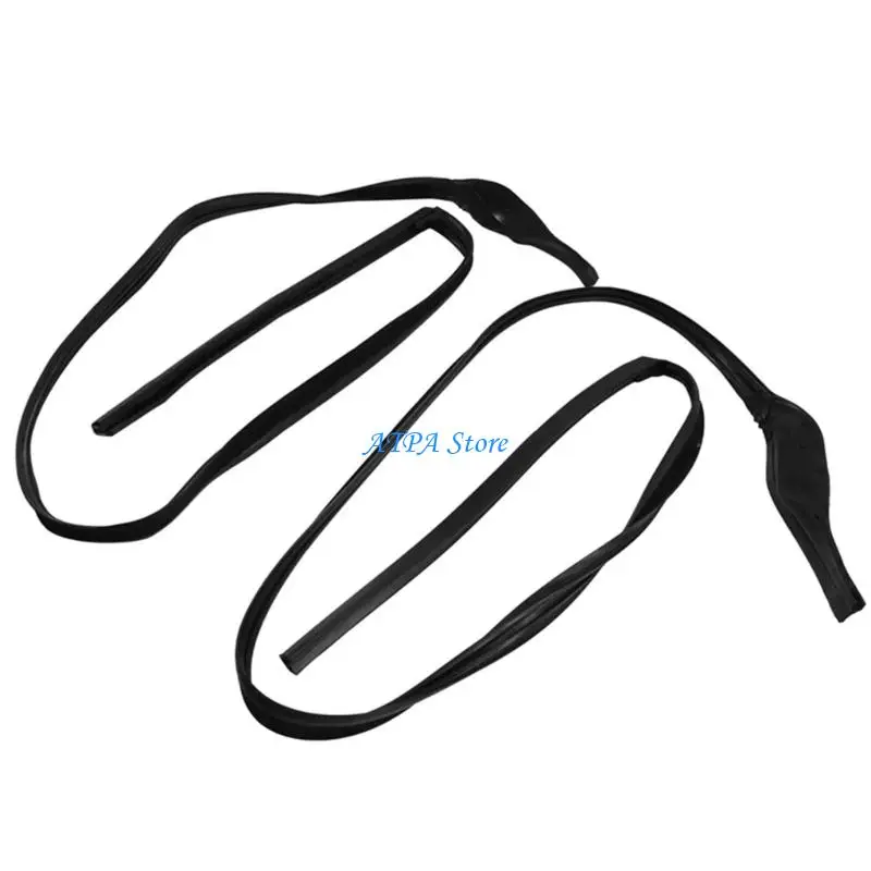 

U13C Pair Of Rear Door Weatherstrip Seal Trim For F01 F02 740I 750I 740Li 750Li 760Li Black Plastic 51357179123 51357179124
