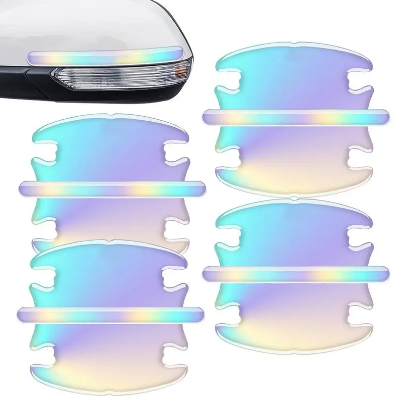 

Защитная пленка для двери автомобиля, защита от царапин на двери автомобиля, 4 комплекта, защитная красочная декоративная наклейка, устойчивая к атмосферным воздействиям внешняя защита