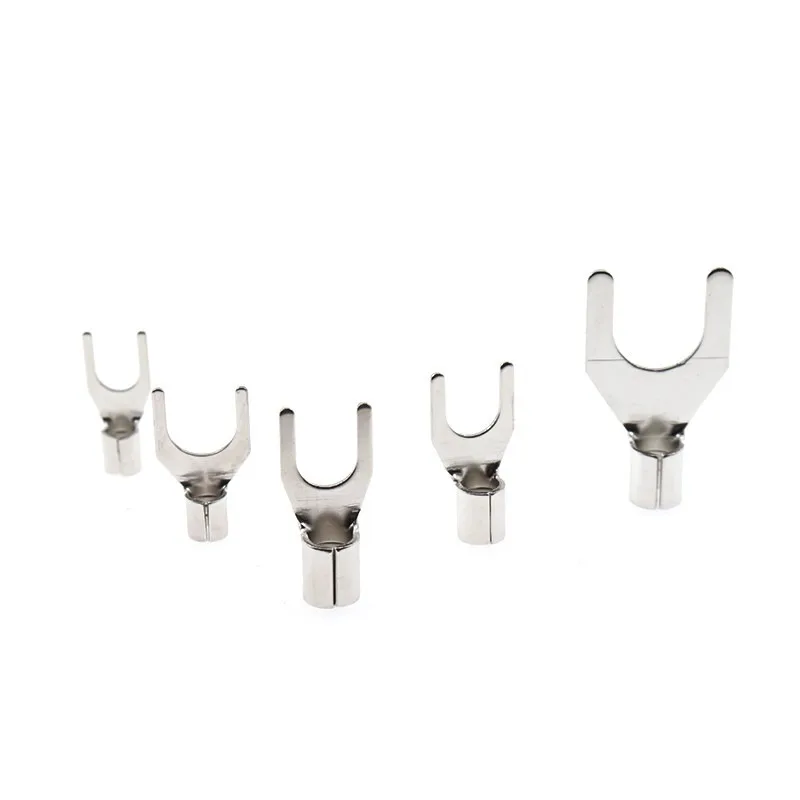 SNB Cold Press Terminal Bare U-Shaped Y-Joint 0.5-6mm² SNB1.25/3.5/5.5 Tinned Pure Copper