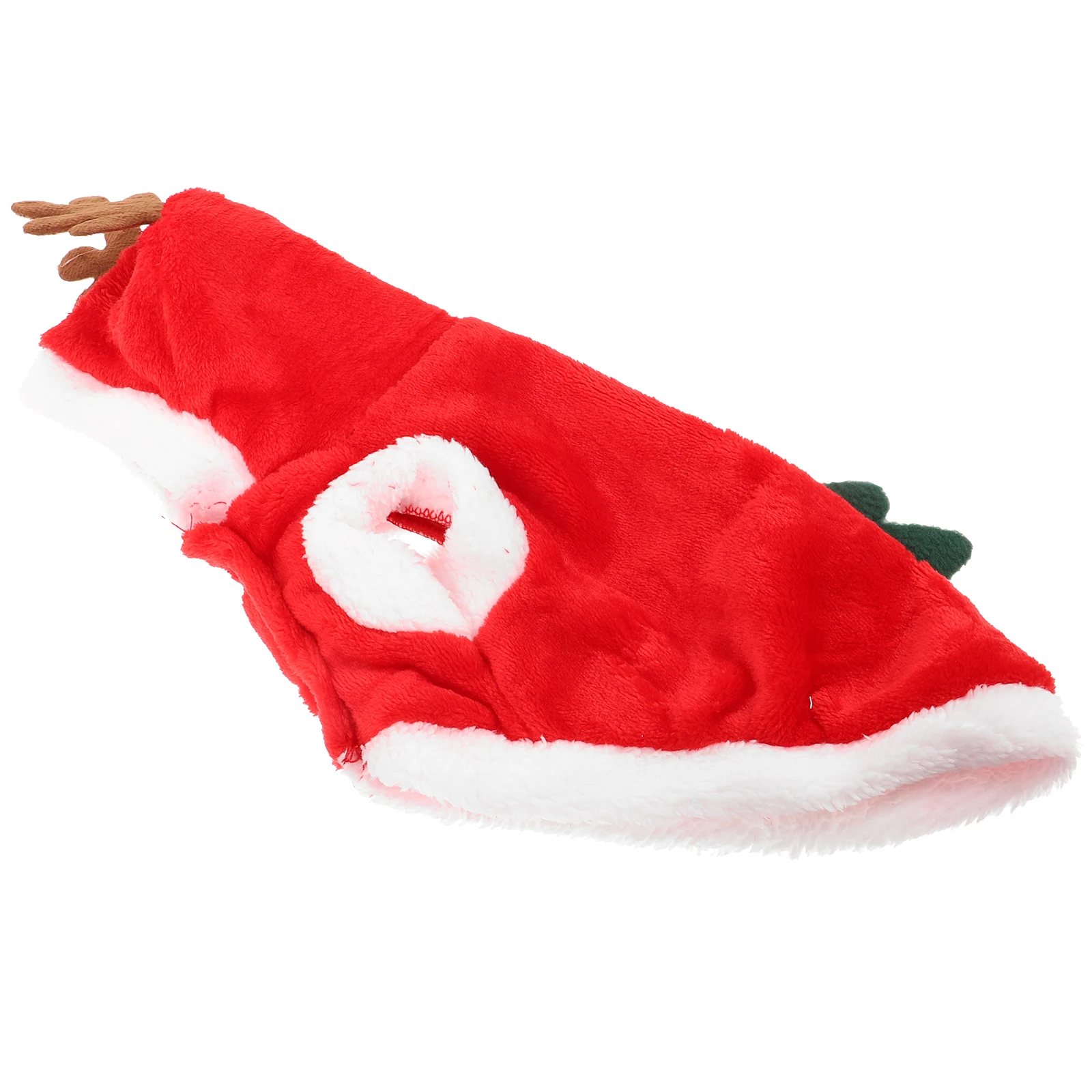 

Christmas Elk Costume Dog Clothes Pet Outfits Fashion Sweater Chihuahua Party Clothing Warm Flannel Christmas Photo Dog