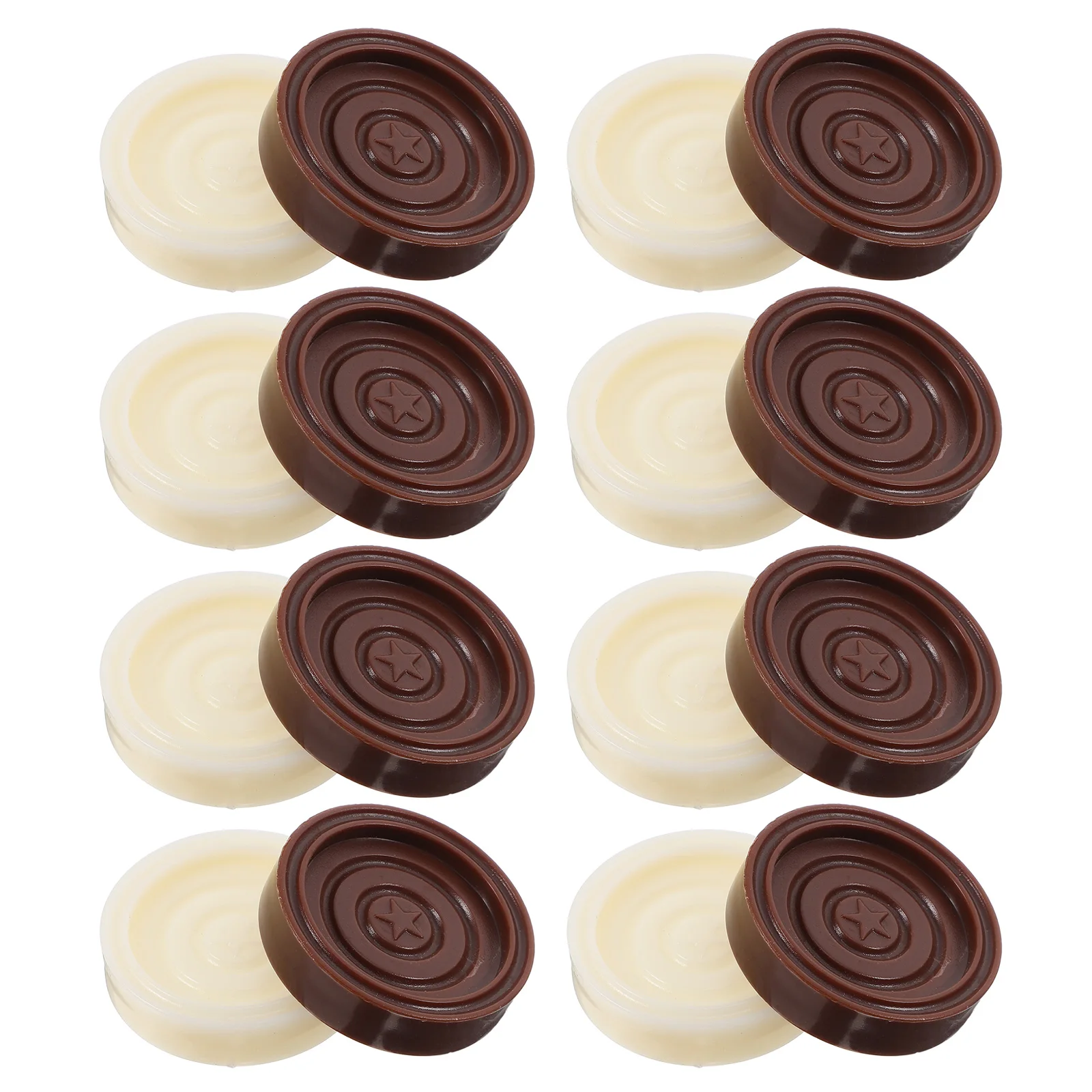 

24 Pcs Checked Checker Accessories Plastic Chess Chessboard Replace Checkers Abs Game Accessory