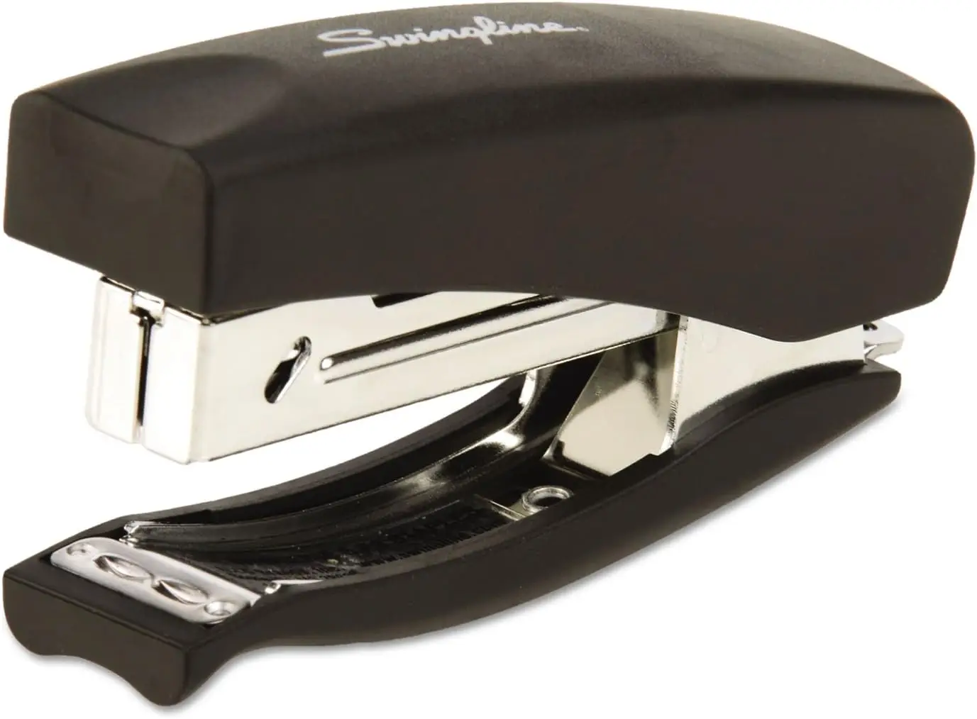 Compact Handheld Stapler, 20 Sheet Capacity, Soft Grip for Comfortable Use in Black
