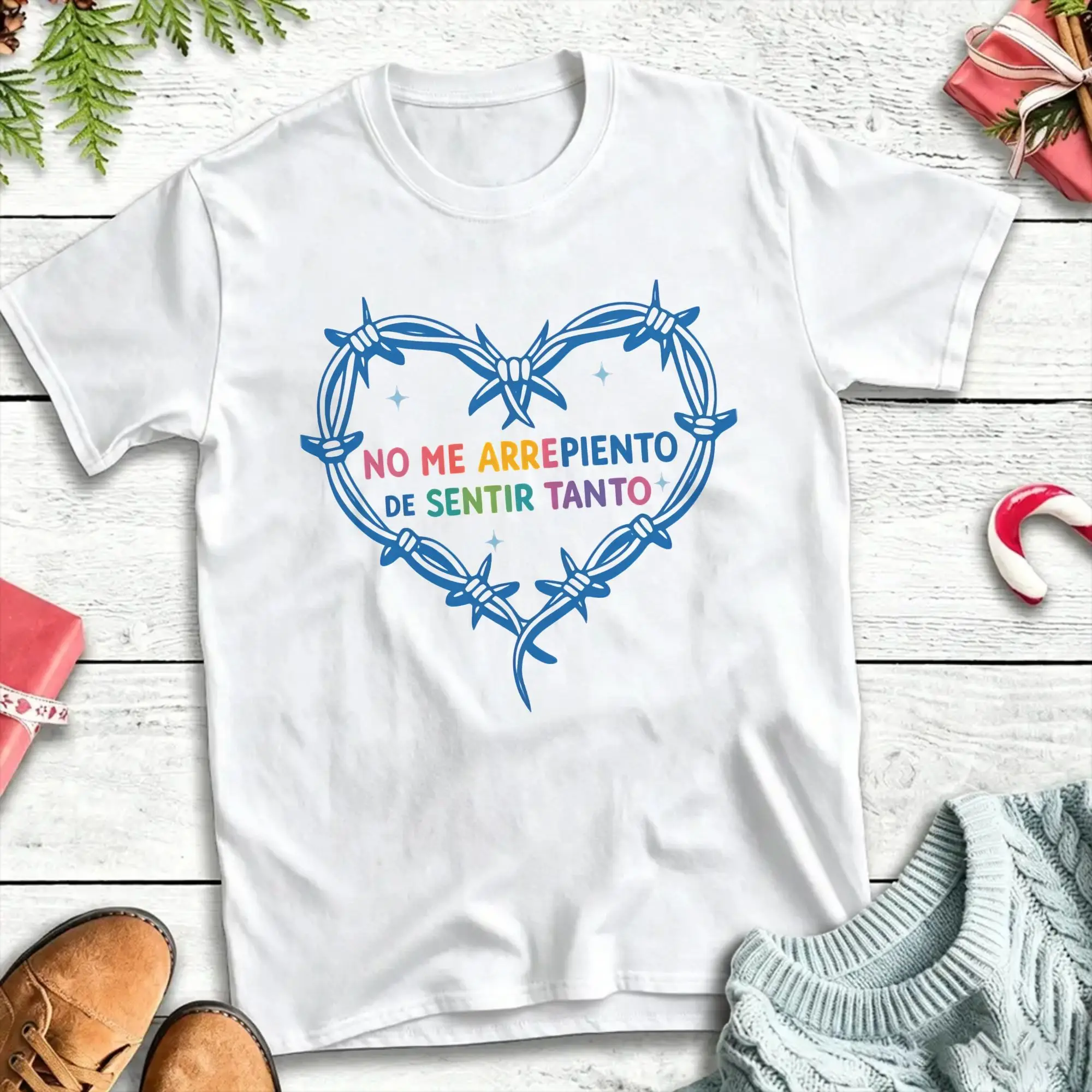 I dont regret feeling so much. T Shirt Couple  Y2K Basic T-Shirts Summer O-Neck Fashion Tees Print Big Size Clothes