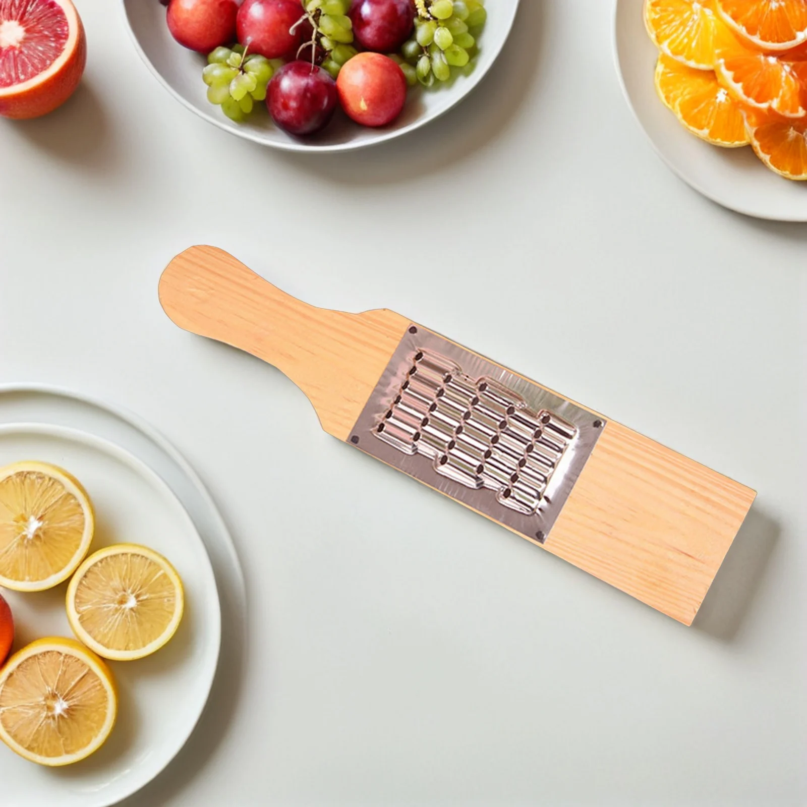 

Non-Slip Wood Handle Vegetable Chopper Carrot Potato Slicer Kitchen Grater Shredder Tool For Tomato Cucumber Slicing Daily Use