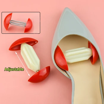 1 Para Mini Adjstable ABS Shoe Brace Extende Wrinkle Resistant Shoe Stretcher Shoe Trees Regulowana długość Szerokość dla mężczyzn Wome