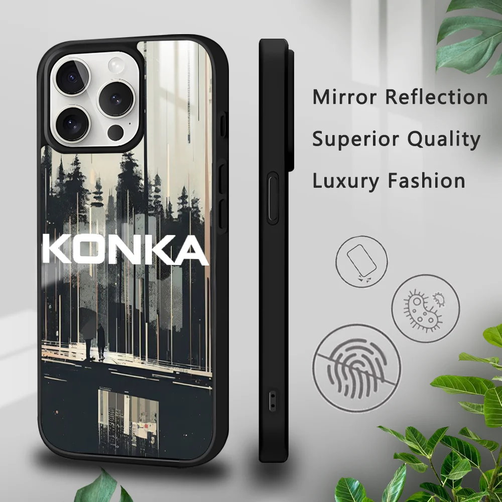 K-KONKAES photographer Phone Case For iPhone 16 15 14 13 12 11 Pro Xs Max Mini Plus Celulares Hard Funda