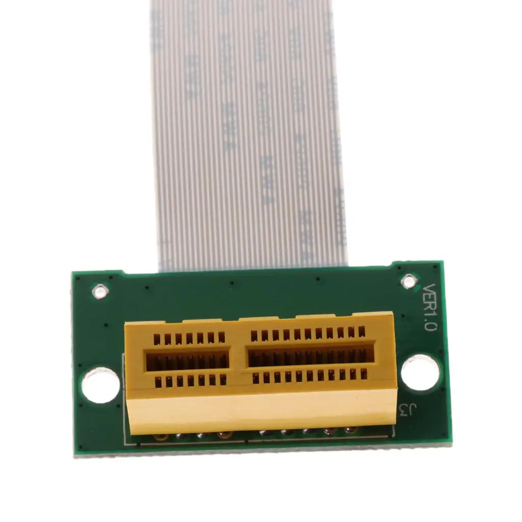PCI-E 1X 36pin Extension Cable Stable PCB Panel Flexible Adapter for Display Port Extender 1m Applications