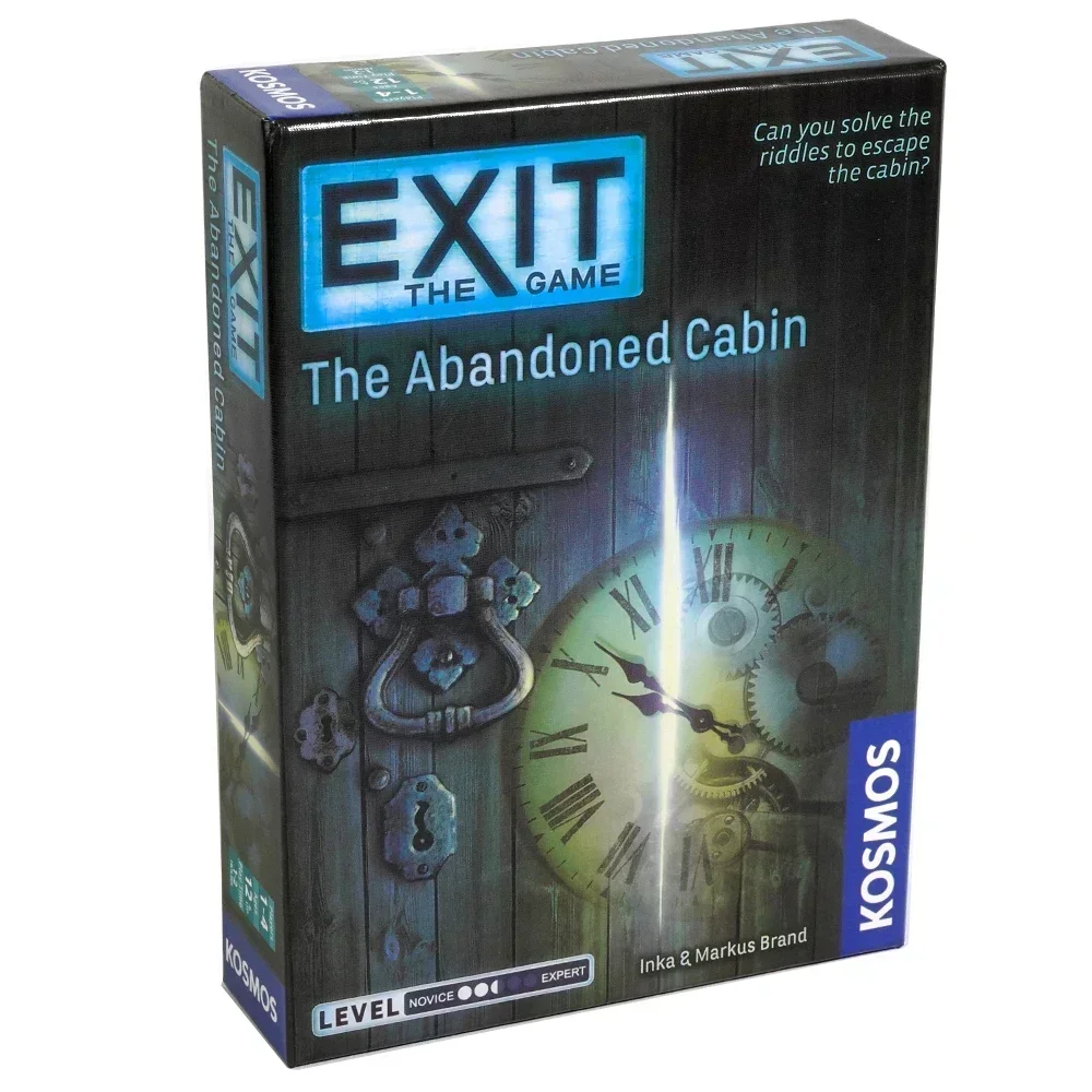 Exit Game The Abandoned Cabin The Haunted Roller Coaster Dead Man on The Orient Express The House of Riddles Card  Board Game