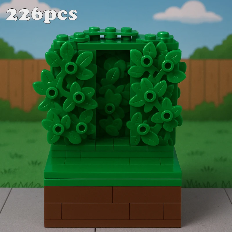 

DIY подарки MOC 226 шт. строительные блоки Гомер подложка в кустях технология кирпичи день рождения Рождество праздник игрушки для взрослых