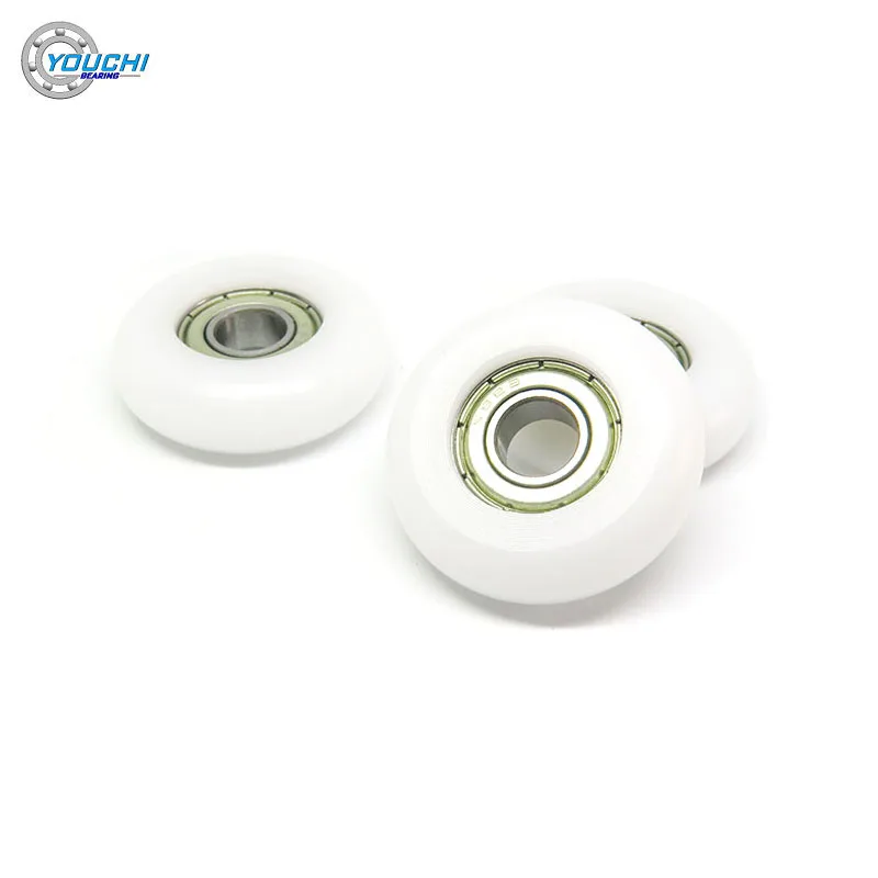 4pcs 8x32x10 Polyformaldehyde Bearing Roller BSR69832-10 32mm Diameter Plastic Bearing 8*32*10 POM Guide Wheel Rower Seat Pulley