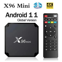 X96 Mini TV box Android 11 4G WiFi Allwinner H313 S Quad Core 2GB 64GB Support HD 4K 3D Video Smart TV BOX Iptv